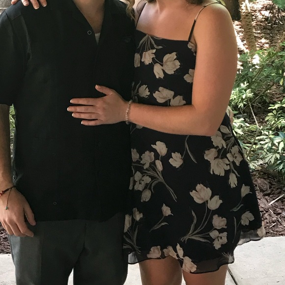 Lulus chiffon dress - Picture 4 of 4